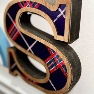 Capital Letter “S” Shelf Sitter, Office / Home Decor…